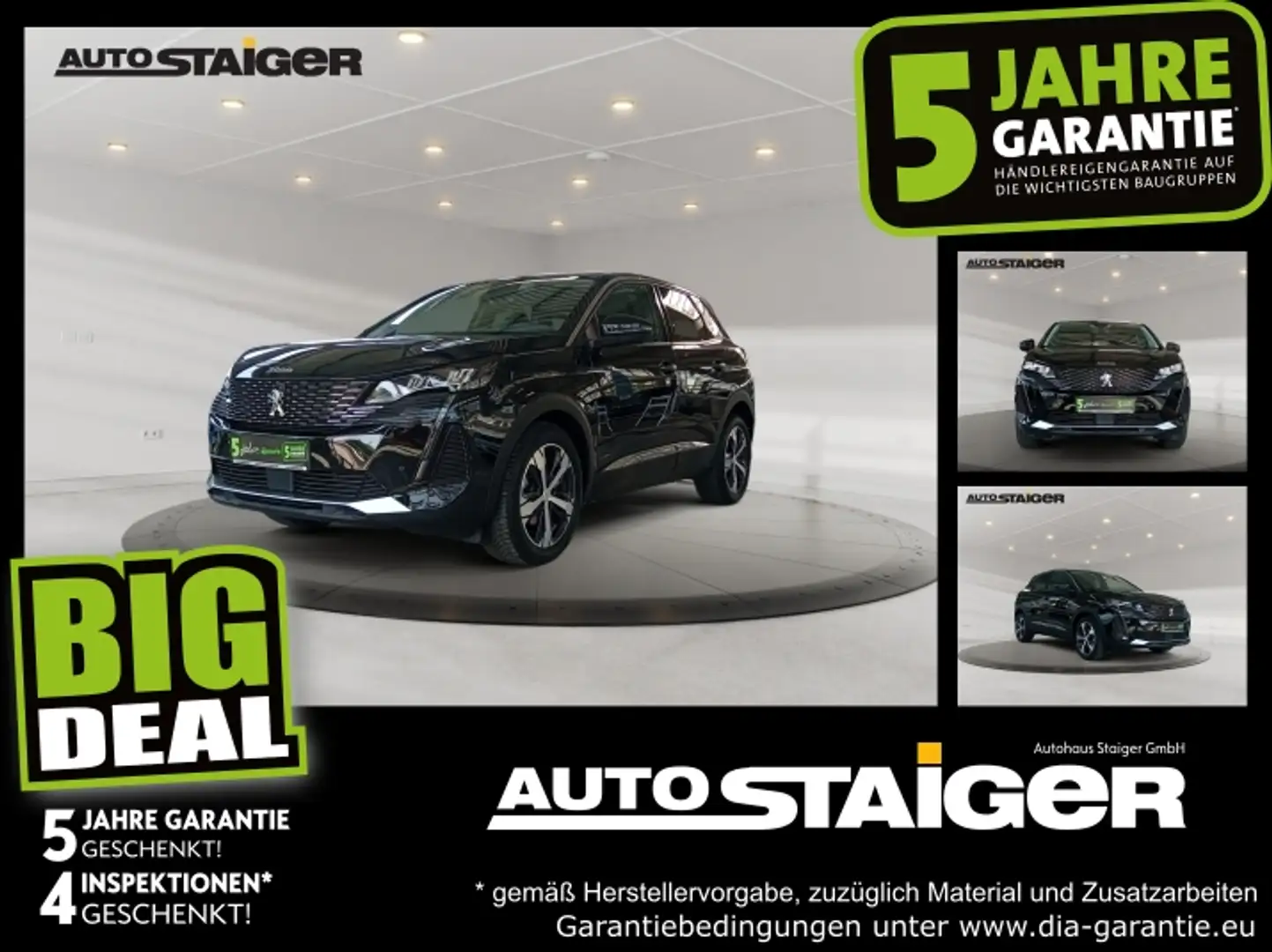 Peugeot 3008 Allure Pack *Keyless*LED*el. Heckklappe* Schwarz - 1