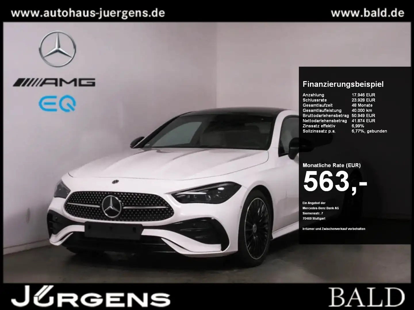 Mercedes-Benz CLE 300 4M Coupé AMG-Sport/DIGITA/360/Pano/Night Wit - 1