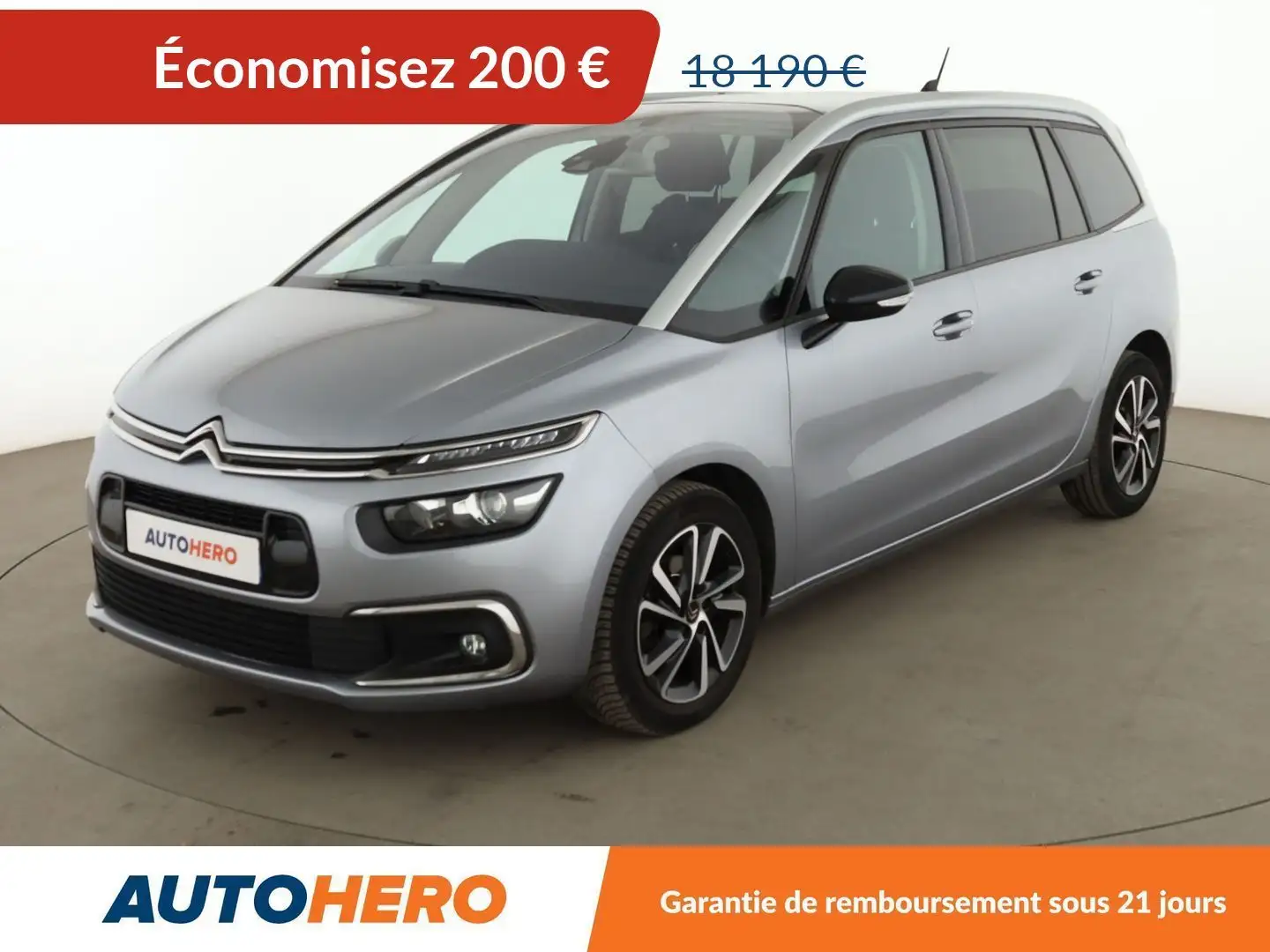 Citroen C4 SpaceTourer 1.5 Blue-HDi Shine EAT8 Gri - 1