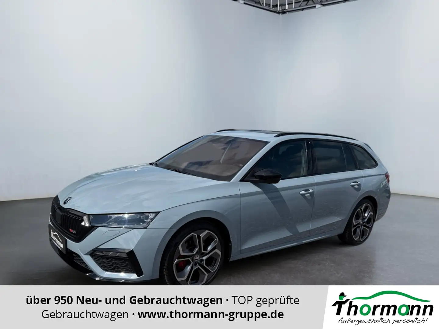 Skoda Octavia Combi 2.0 TDI RS ACC 360 Pano STH AHK Grau - 1