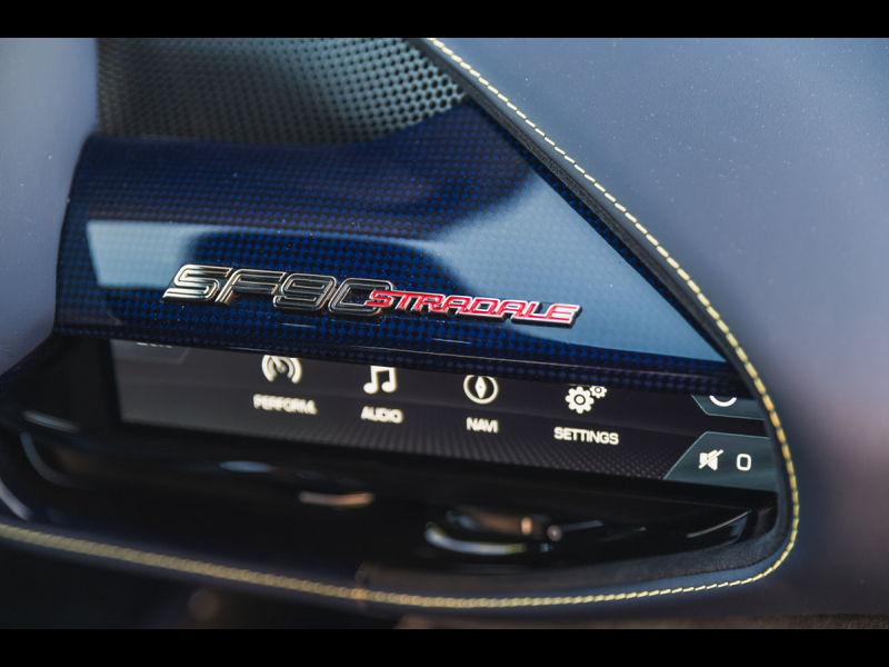 Ferrari SF90 Stradale STRADALE°CARBON BLUE°GIALLO 3 STRATO°LIFT°KAM°JBL — photo 14