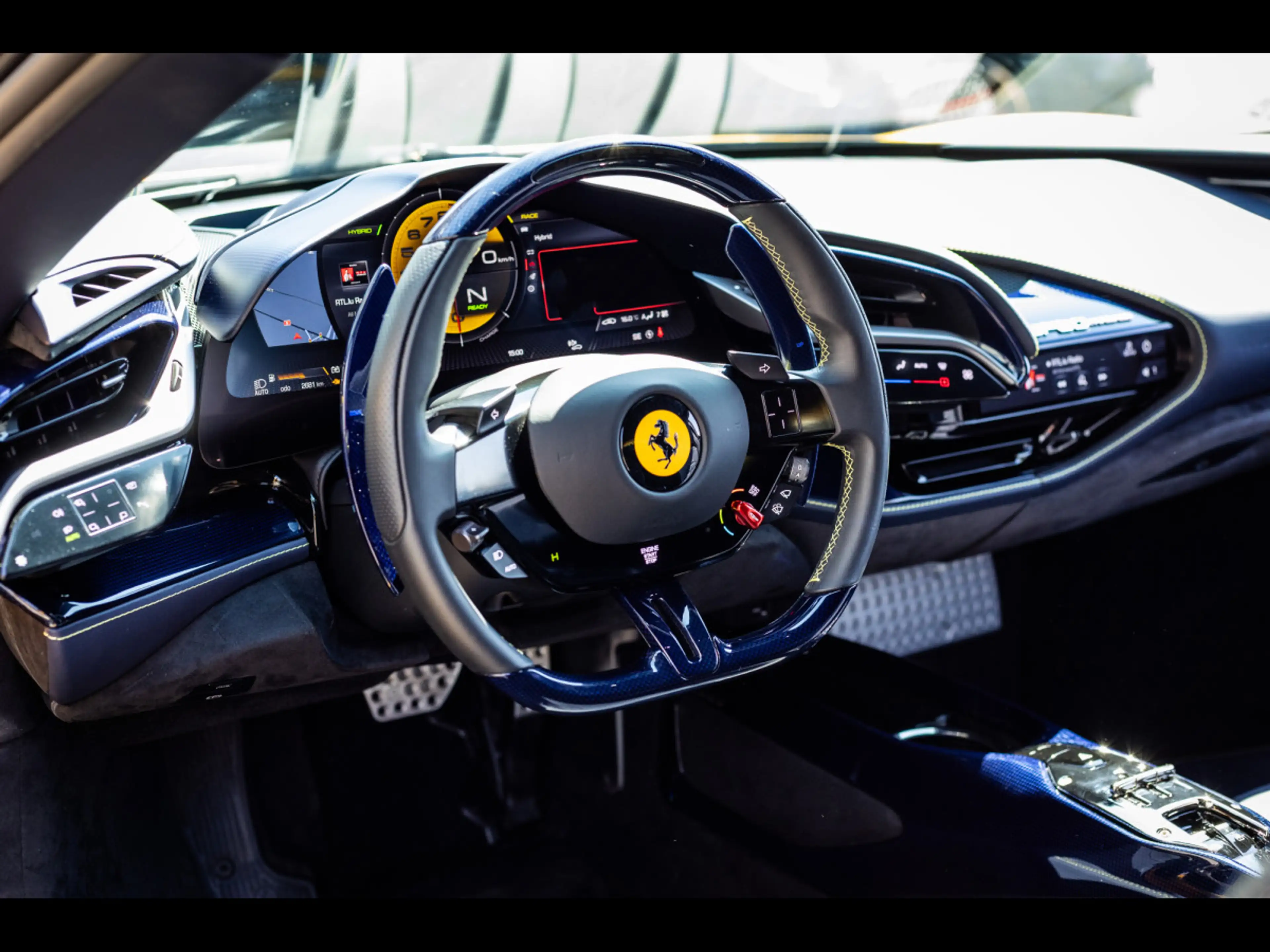 Ferrari SF90 Stradale STRADALE°CARBON BLUE°GIALLO 3 STRATO°LIFT°KAM°JBL — photo 10