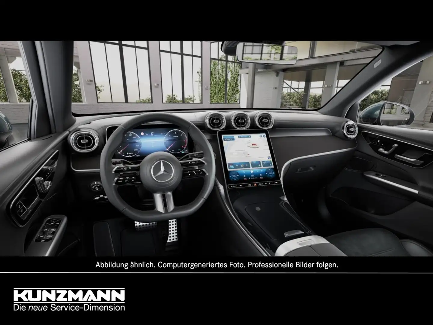 Mercedes-Benz GLC 220 d 4MATIC AMG Night Panorama Memory AHK Silber - 2