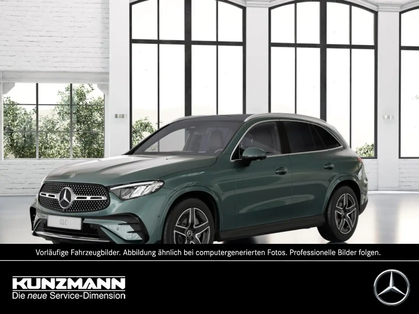 Mercedes-Benz GLC 220 d 4MATIC AMG Night Panorama Memory AHK Silber - 1