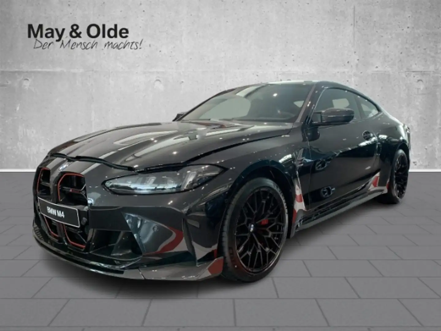 BMW M4 CS Sportpaket AD Navi Leder digitales Cockpit Memo Zwart - 1