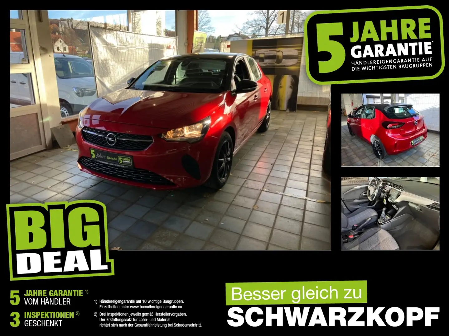 Opel Corsa F 1.2 Sitzheizung+Winterp.+Parkpilot Rot - 1