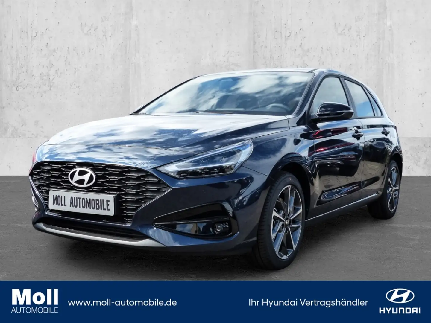 Hyundai i30 Advantage Navi CarPlay Kamera PDC SHZ LHZ Bleu - 1