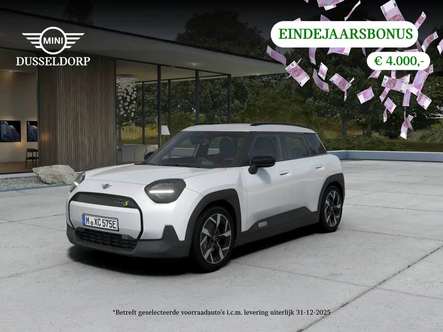 MINI Aceman SE Classic Pakket XS PRIVATE LEASE EUR 475,- (48 m Wit - 1