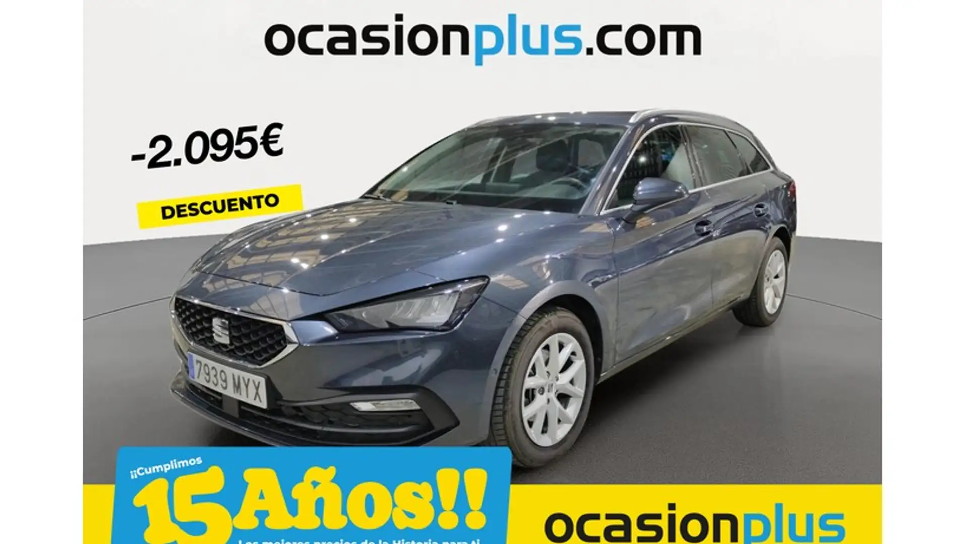 SEAT Leon ST 1.5 TSI S&S Style 25º Aniversario 115 Gris - 1
