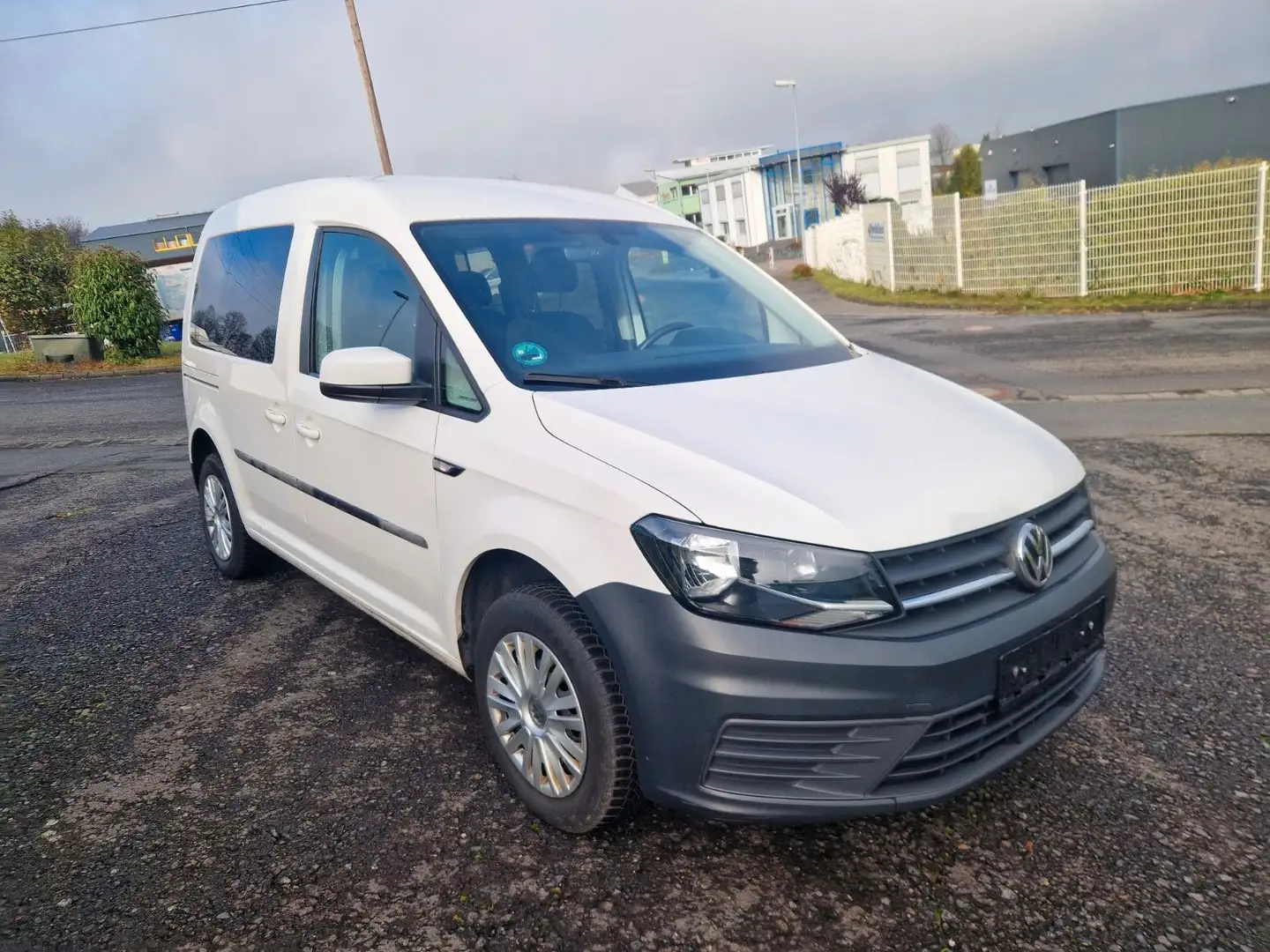 Volkswagen Caddy PKW Trendline 2. Schiebetüren Klima Weiß - 2