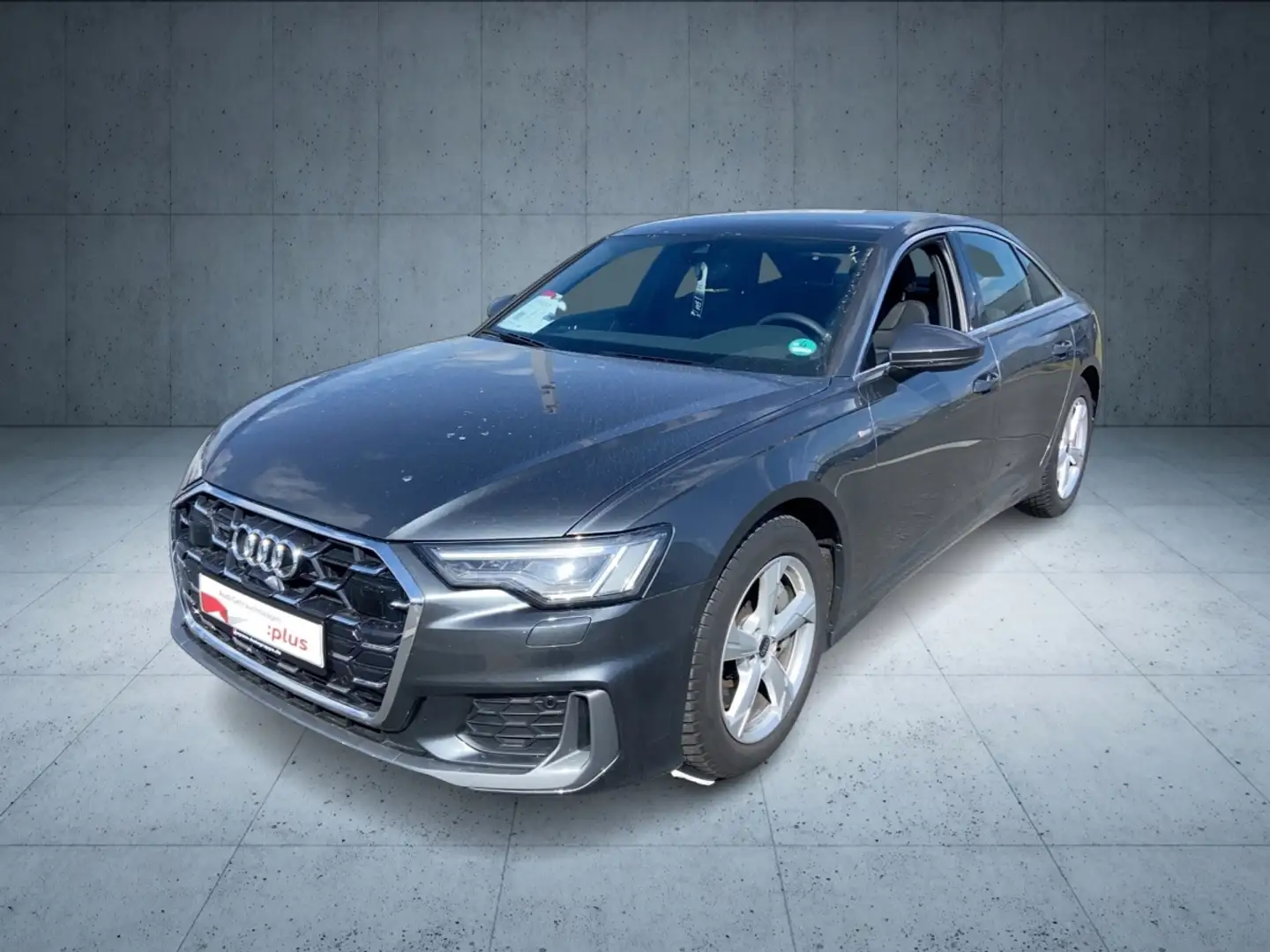 Audi A6 Limousine S line 55 TFSI qu. S tr. PANO Matr Grau - 2