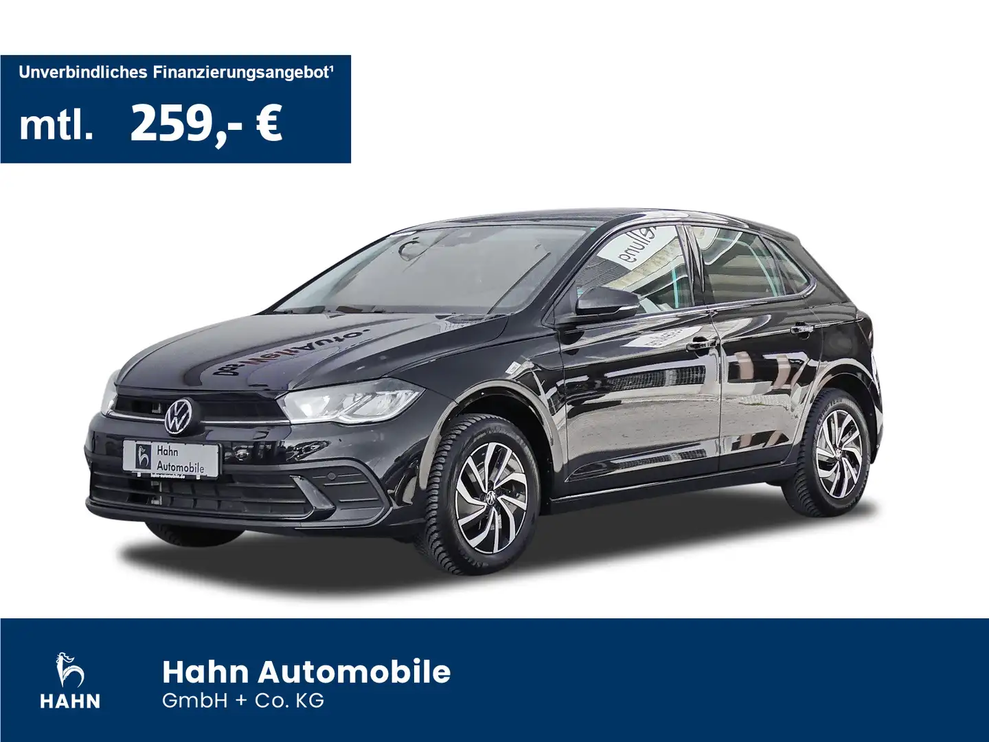 Volkswagen Polo 1.0TSI DSG Life App-Connect ACC Climatr DAB Schwarz - 1
