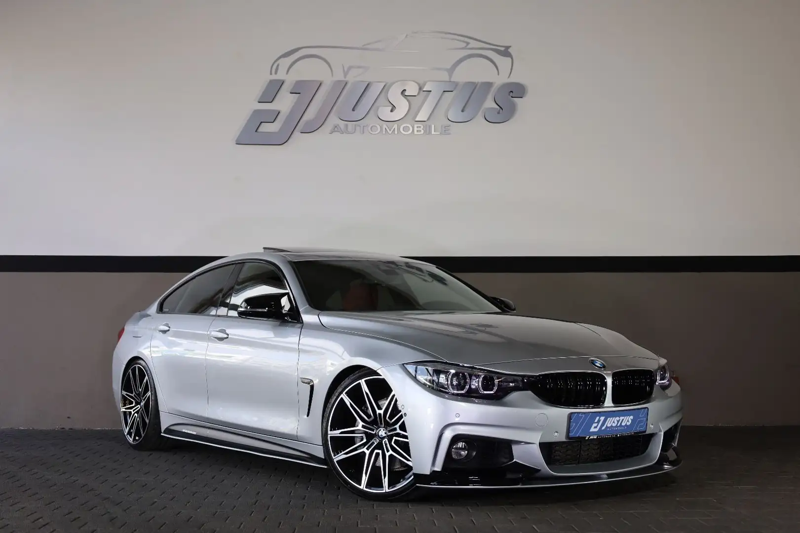 BMW 440 440i Gran Coupé/360*/HUD/SHZ/H&K/SBD/LED/PDC/R20 Silber - 1