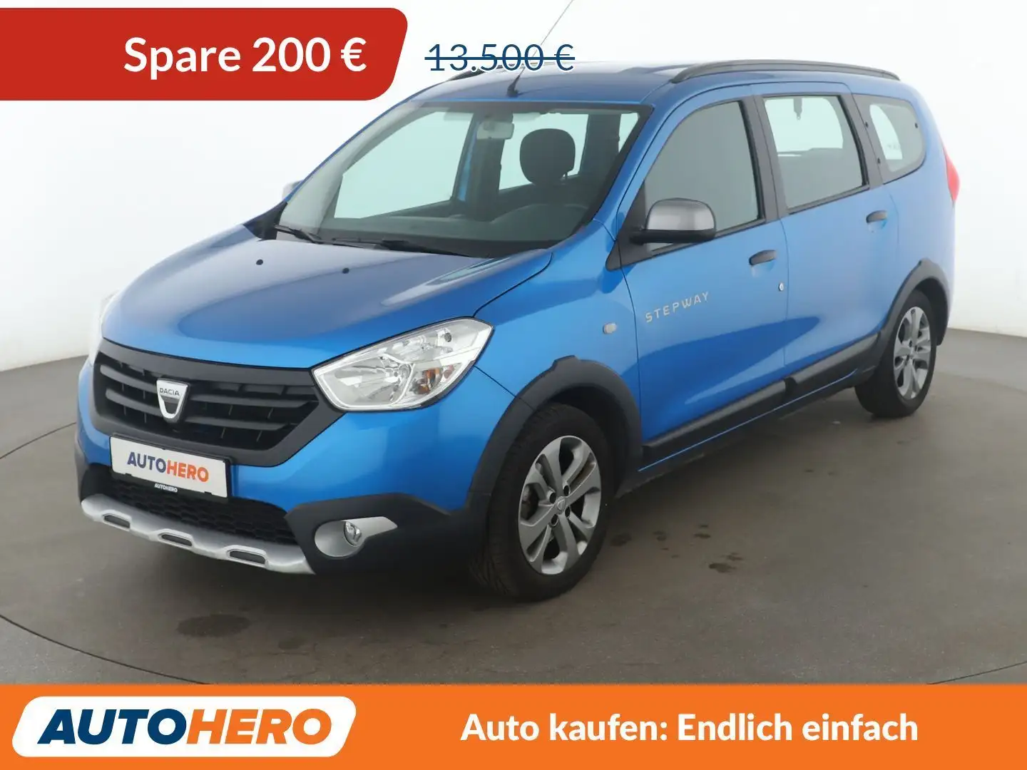 Dacia Lodgy 1.2 TCe Stepway*NAVI*TEMPO*PDC*AHK*LIM* Blau - 1