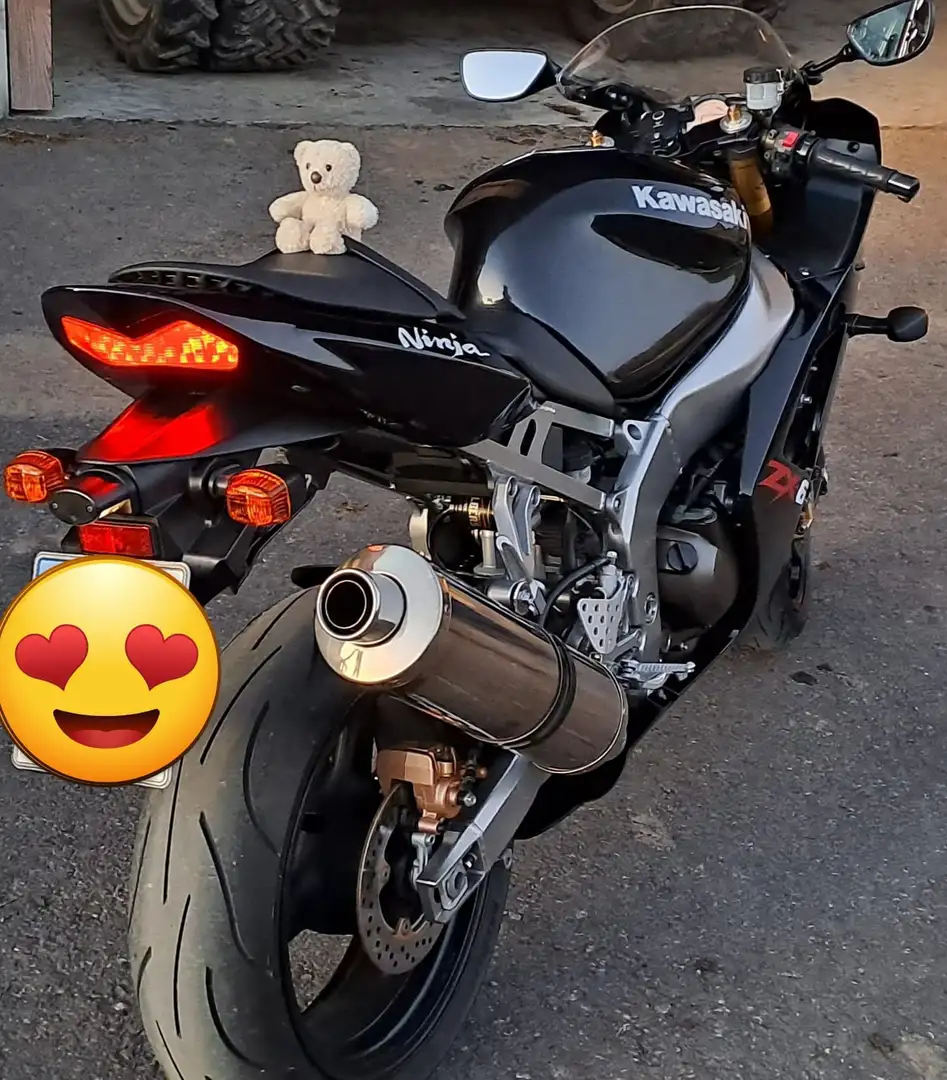 Kawasaki Ninja ZX-6R Negru - 2