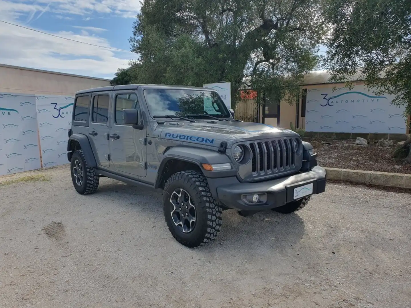 Jeep Wrangler Unlimited 2.0 PHEV ATX 4xe Rubicon Gris - 1