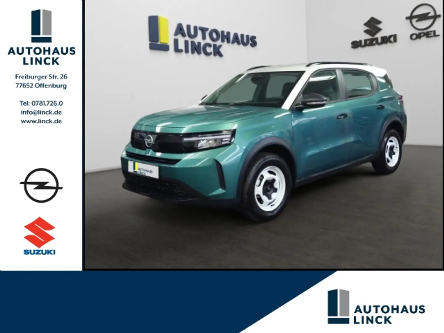 Opel Frontera Edition 1.2 100kW Mild-Hybrid EU6e Grün - 1