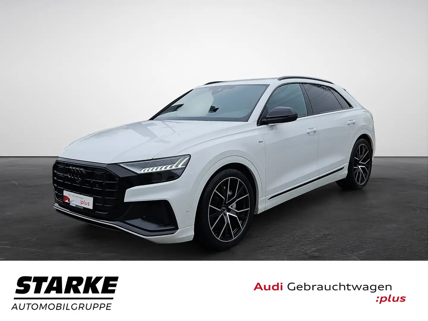 Audi Q8 50 TDI tiptronic quattro 2x S-line NaviPlus Mat... Weiß - 2