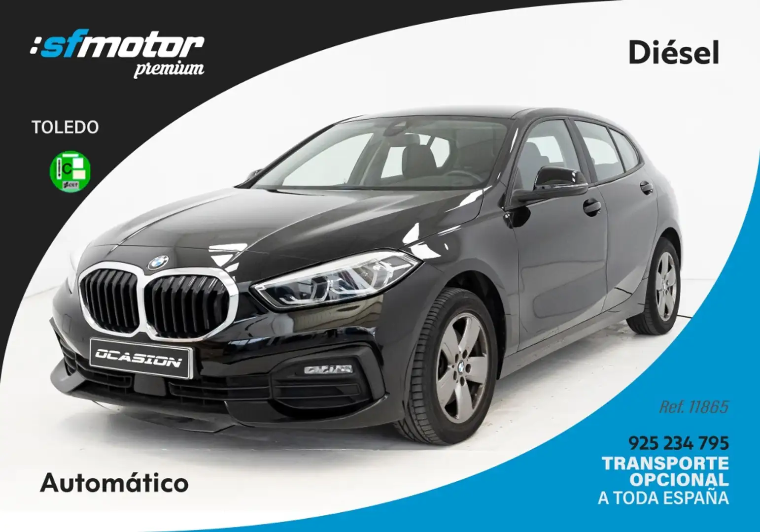 BMW 116 116dA Negro - 1