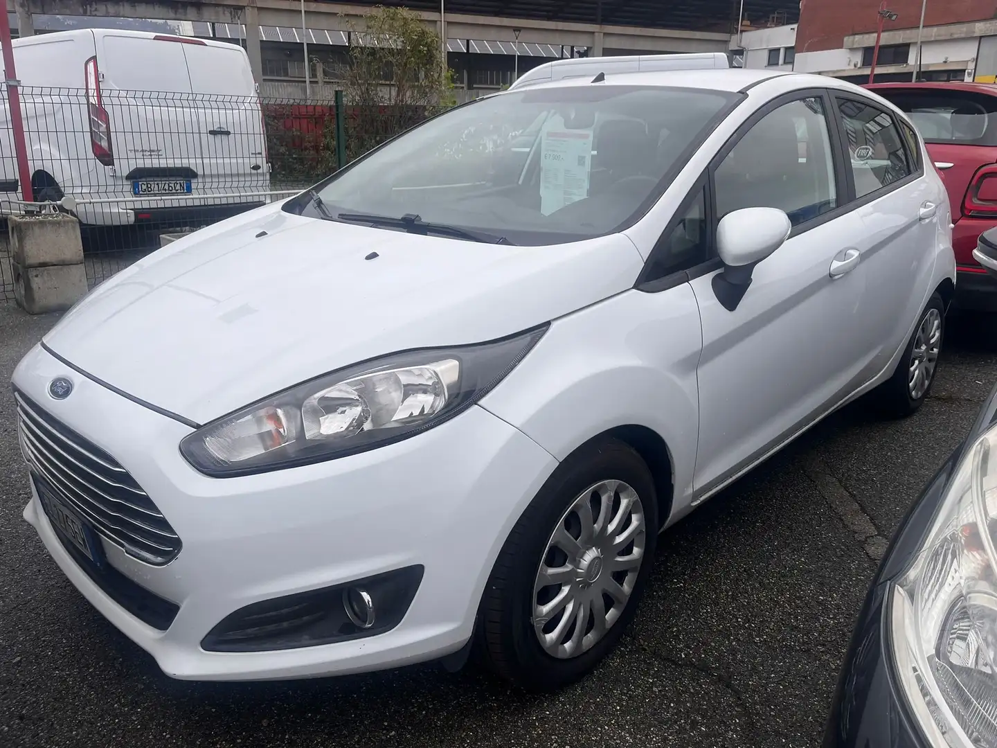 Ford Fiesta 5p 1.5 tdci 75cv Bianco - 1
