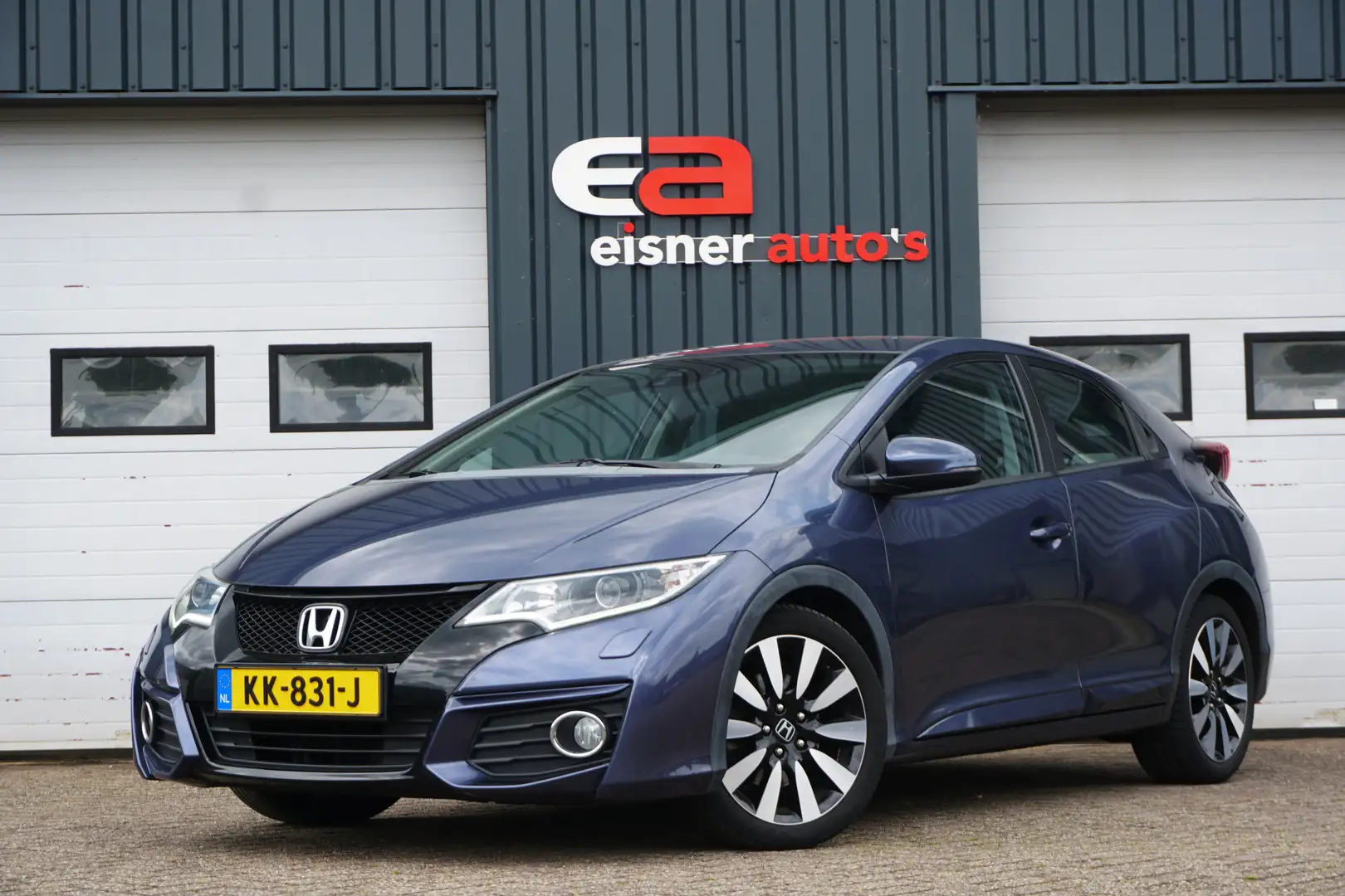 Honda Civic 1.4 Elegance | CAMERA | NAVI | STOELVERW. | ECC | Blue - 1