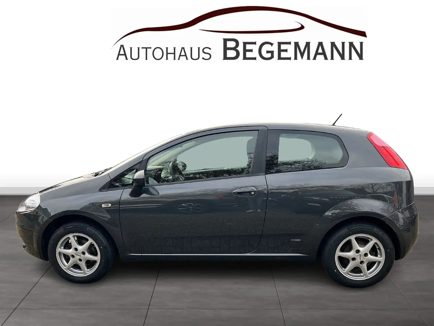 Fiat Grande Punto 1.4 8V Dynamic Klima TÜV Neu Grau - 2