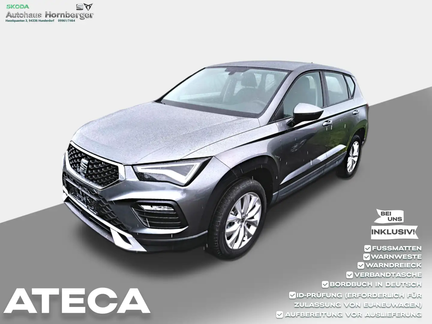 SEAT Ateca Style 1.5 TSI 150 PS/Winter/PDC/Klimaautomatik Šedá - 1