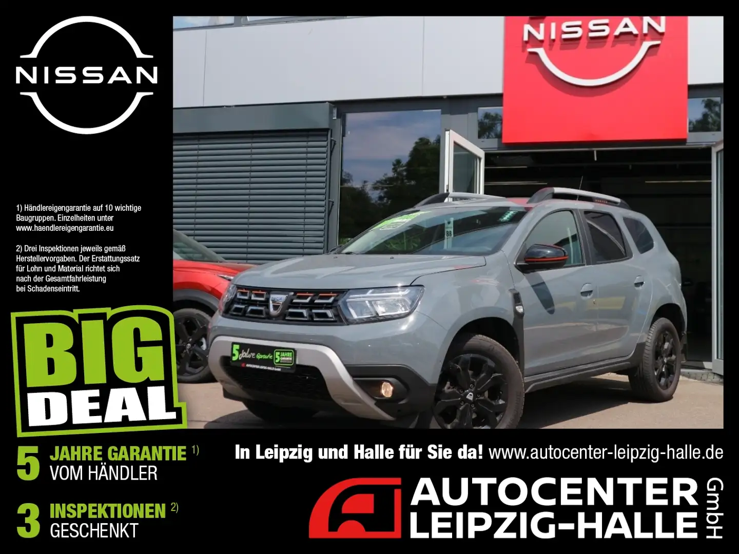 Dacia Duster II 1.3 EDC Extreme 4Kameras Klimaauto AHK Grau - 1