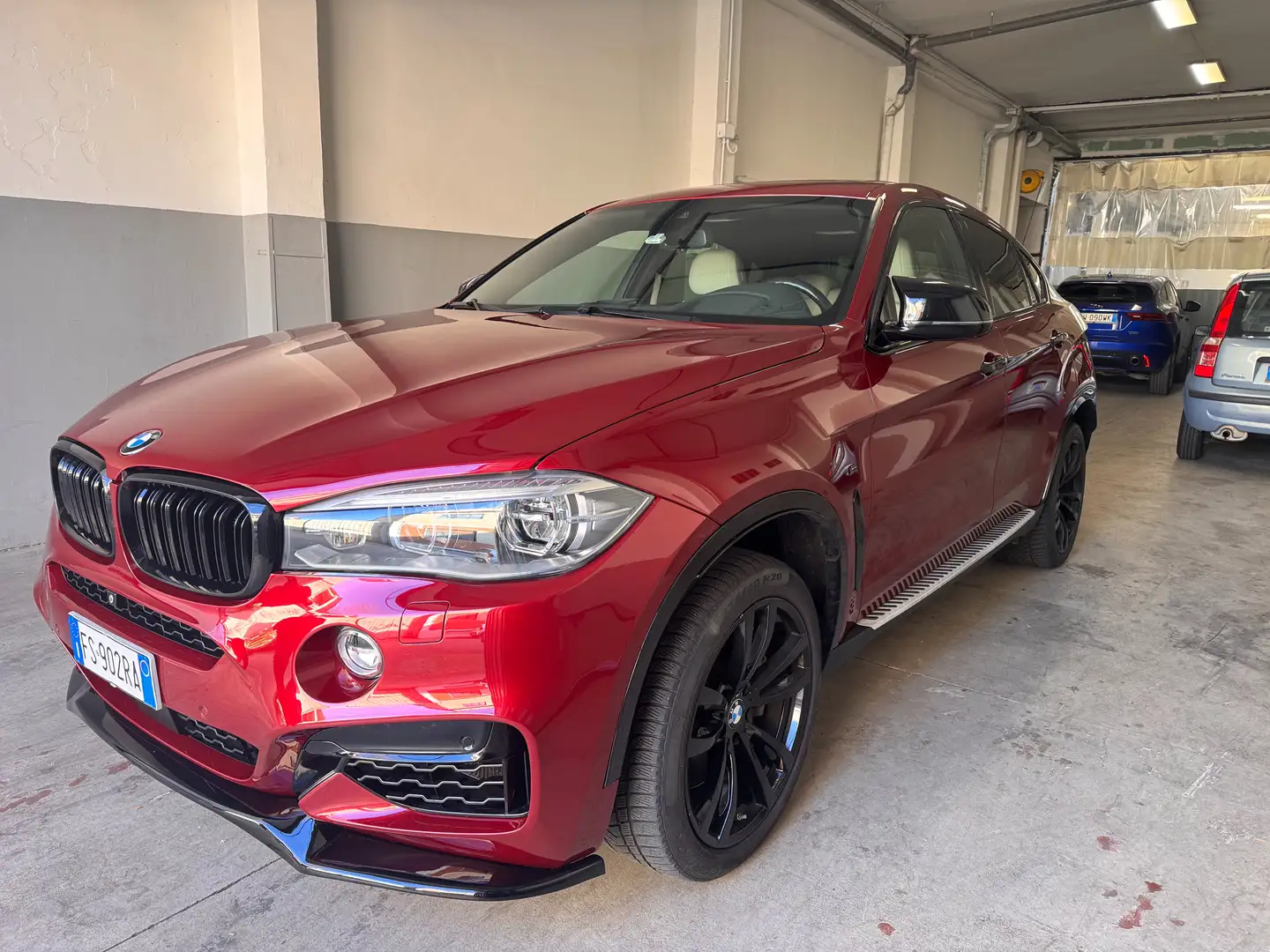 BMW X6 M X6 M50d auto Rouge - 1