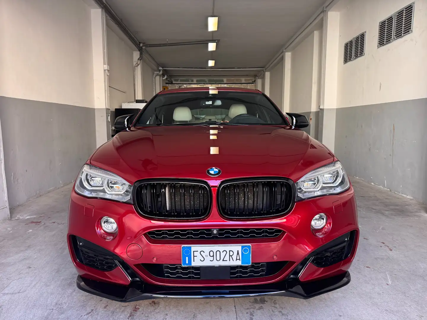BMW X6 M X6 M50d auto Rouge - 2