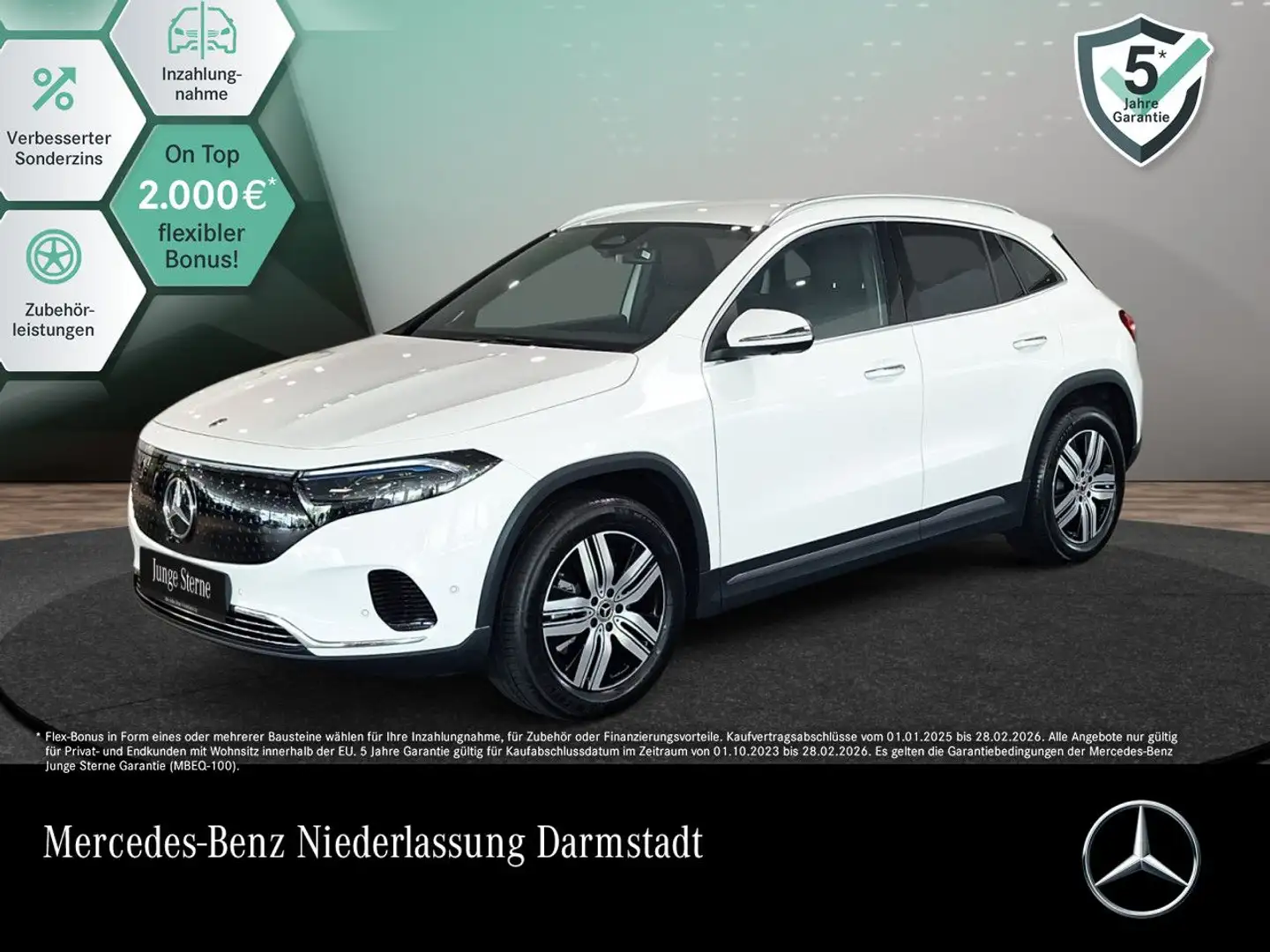 Mercedes-Benz EQA 300 4M PROG+PLUS-PAKET+AHK+360+MEMORY+KEYLESS Blanc - 1