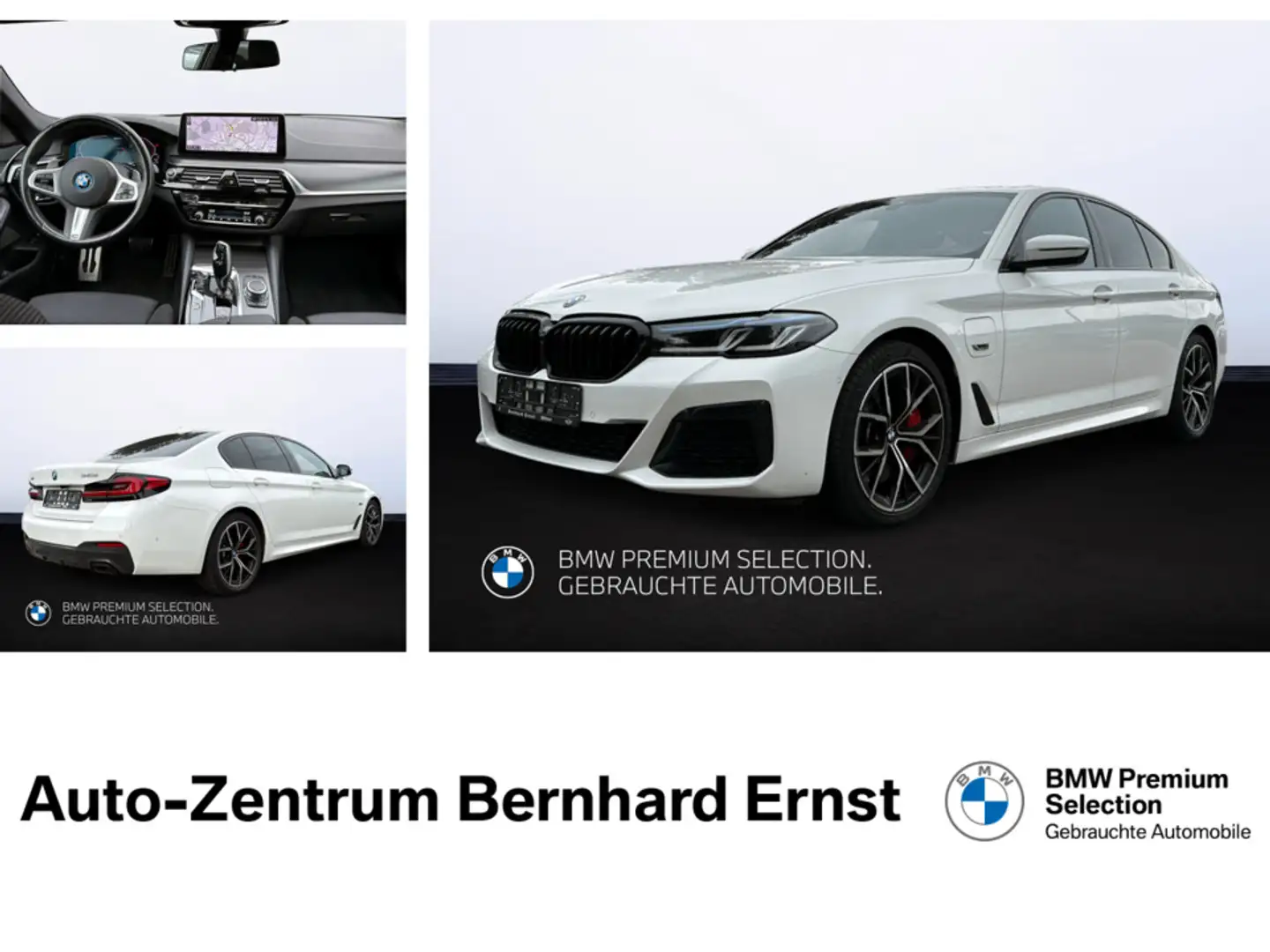 BMW 545 e xDrive M Sport LASER ACC+ HK 360° AHK DAB Weiß - 1