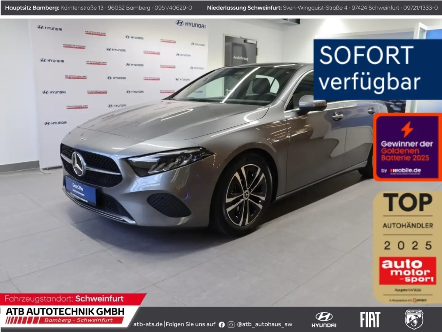 Mercedes-Benz A 180 Progressive Advanced Plus 1.3 Mild-Hybrid Grau - 1
