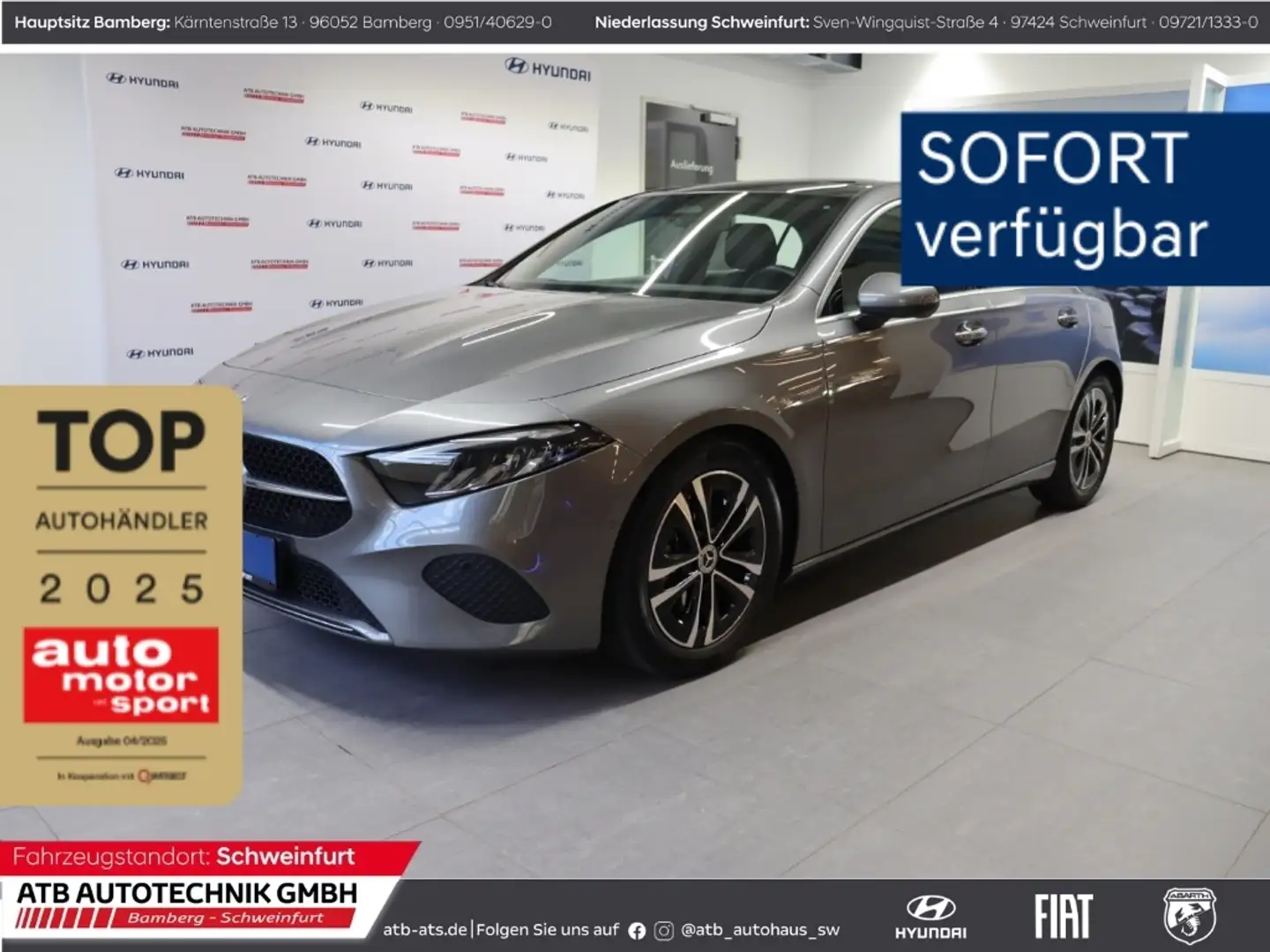 Mercedes-Benz A 180 Progressive Advanced Plus 1.3 Mild-Hybrid Grau - 1