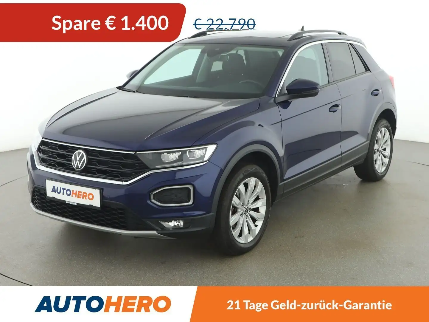 Volkswagen T-Roc 1.0 TSI Design Blau - 1