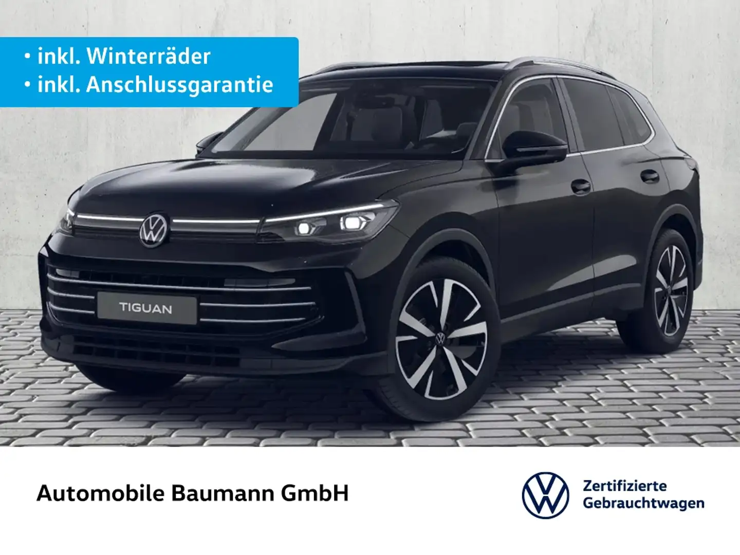 Volkswagen Tiguan 2.0 TDI Elegance *AHK*STDHZG*MATRIX* Schwarz - 1
