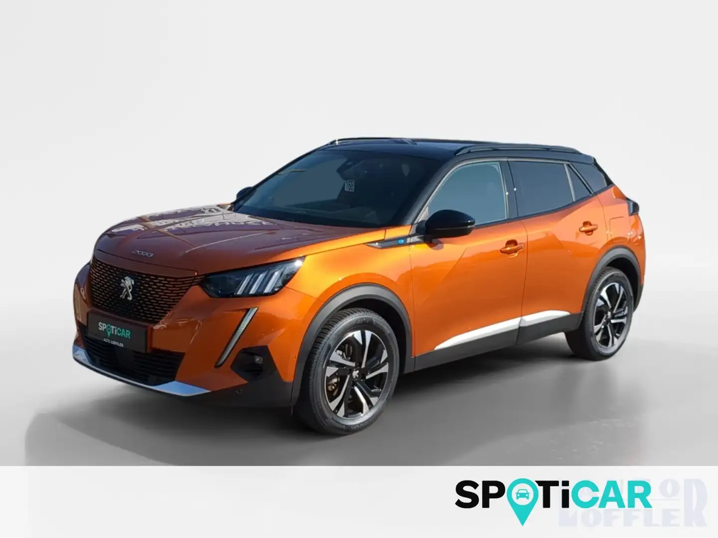 Peugeot 2008 ELEKTRO 136 18 Zoll Klima Navi Rückfahrkamera Orange - 1