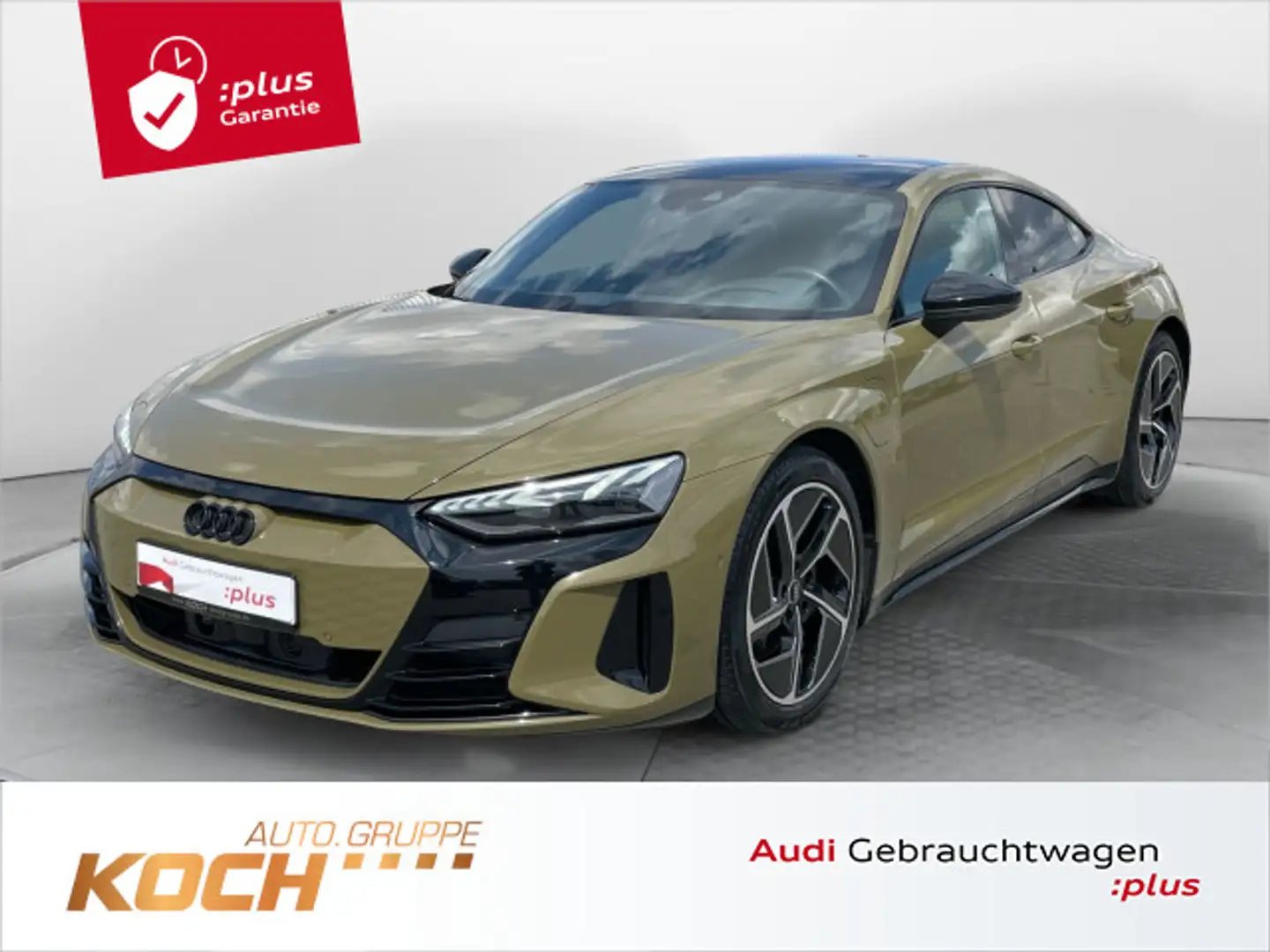 Audi e-tron GT , Panormadach, Matrix, Ambiente Grün - 1