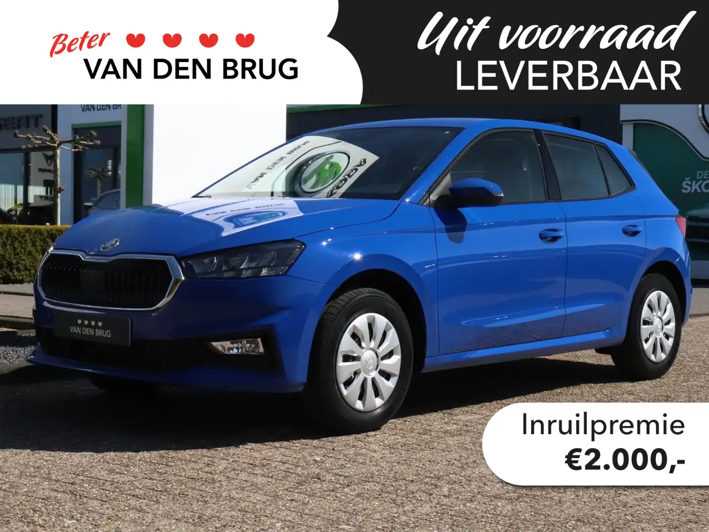 Skoda Fabia Selection 1.0 TSI 70 kW / 95 PK Hatchback 5 versn. Blauw - 1