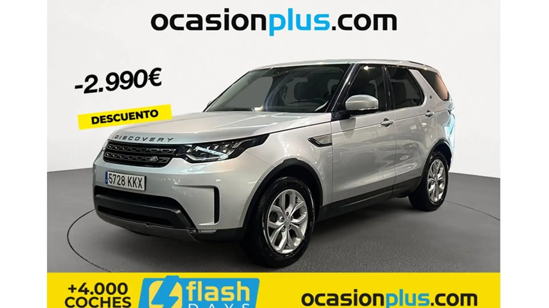 Land Rover Discovery 3.0TD6 SE Aut. Plateado - 1