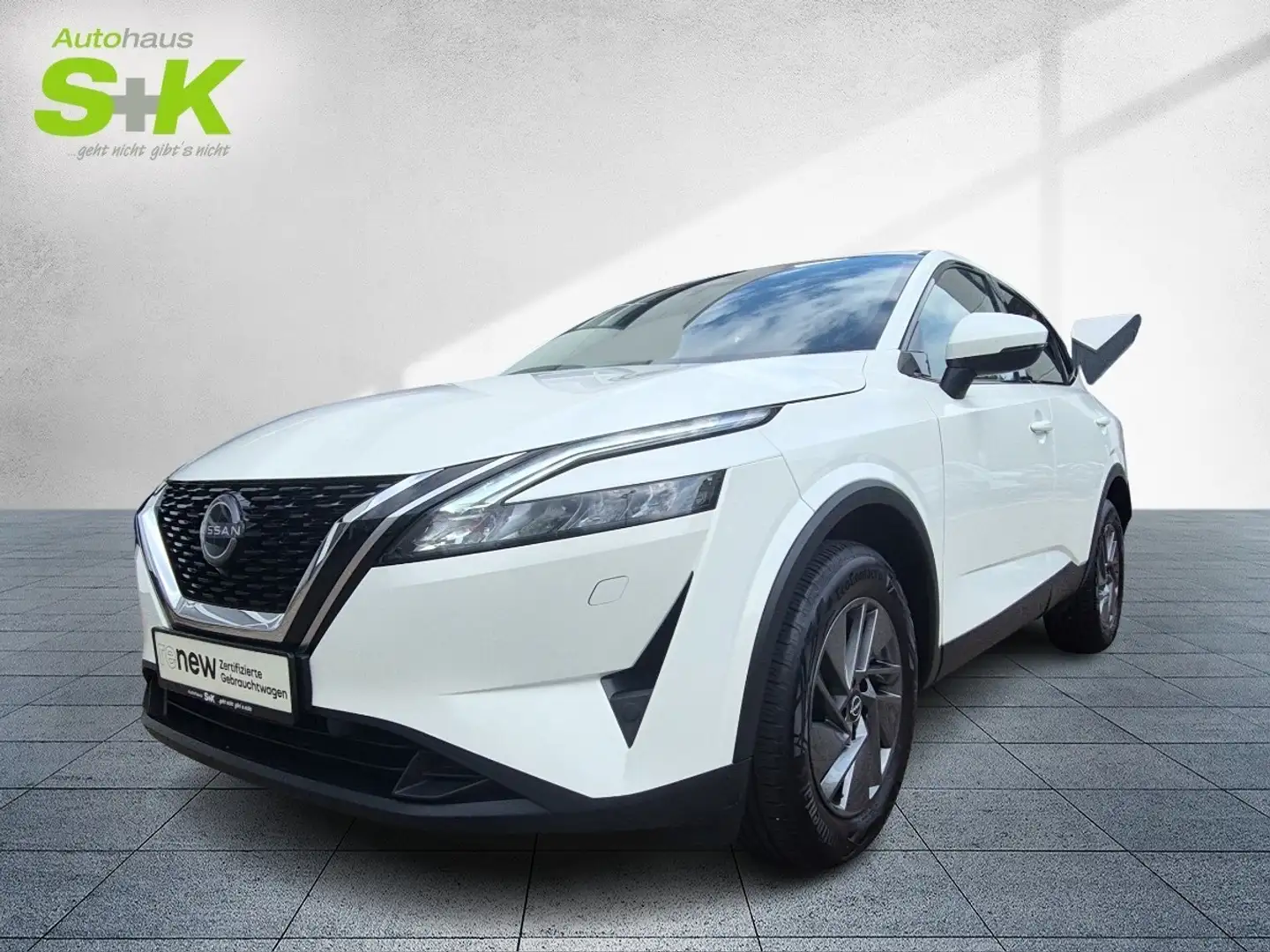 Nissan Qashqai 1.3 MHEV 158 Xtronic ACENTA *LHZ*CAM*SHZ Weiß - 1