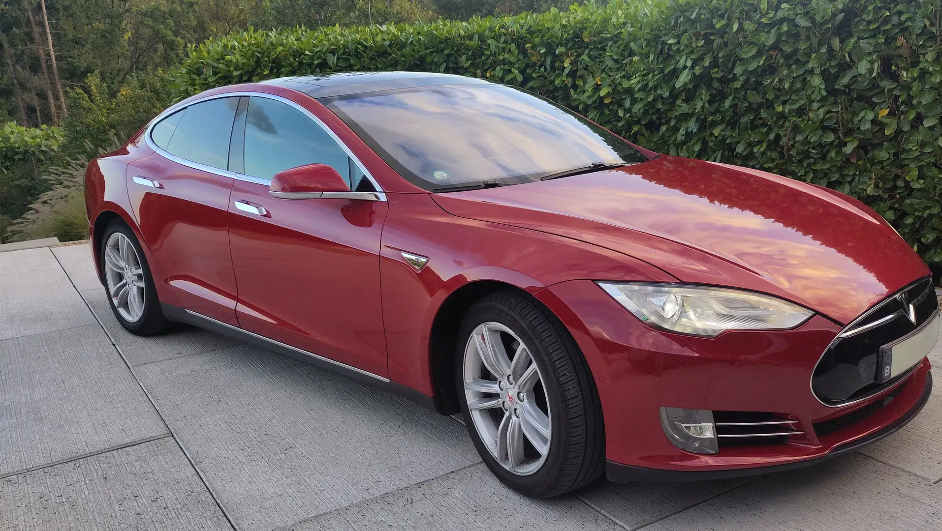 Tesla Model S 90D - AWD - free Supercharging! Rood - 2