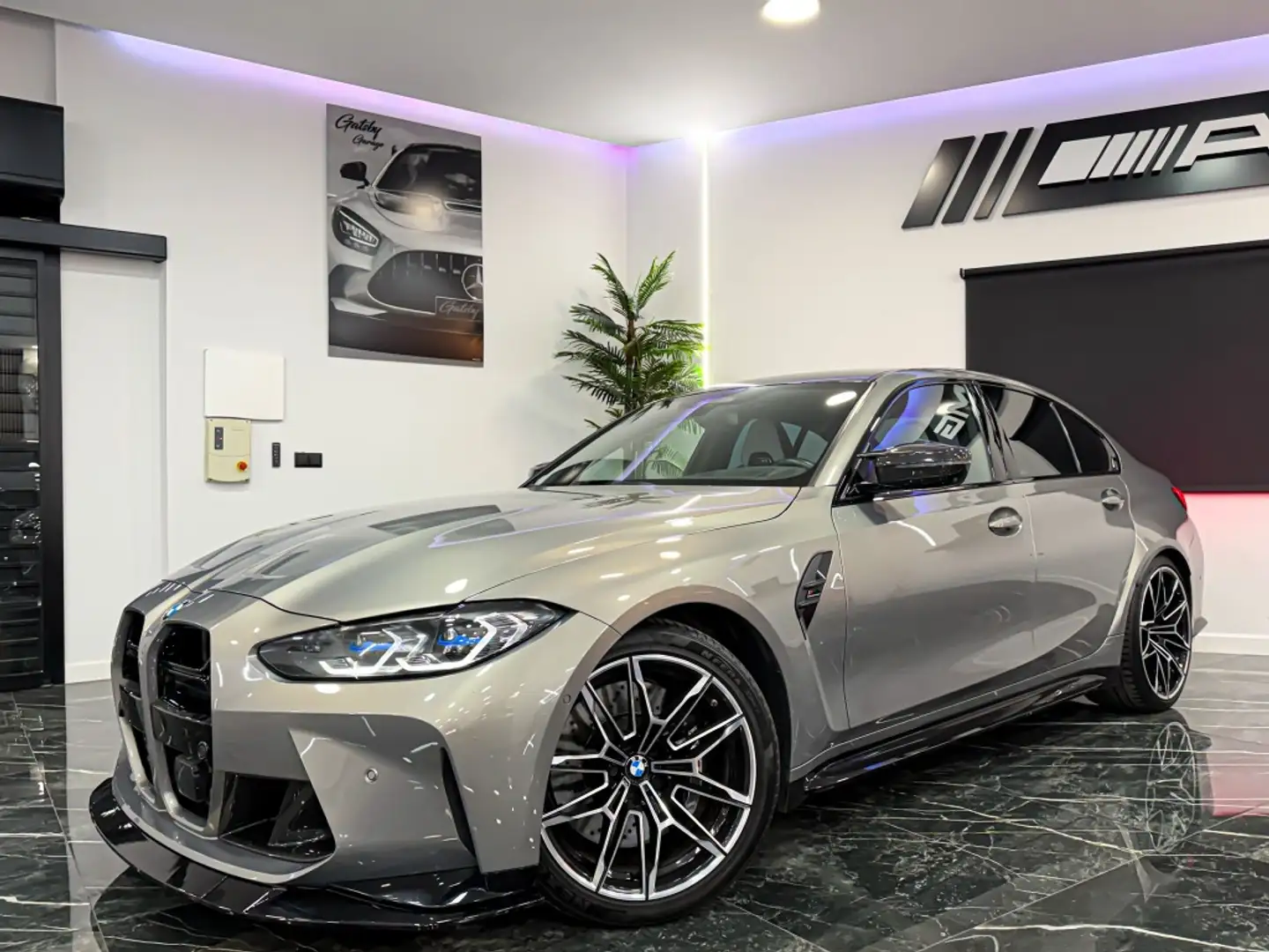 BMW M3 Competition Gris - 1