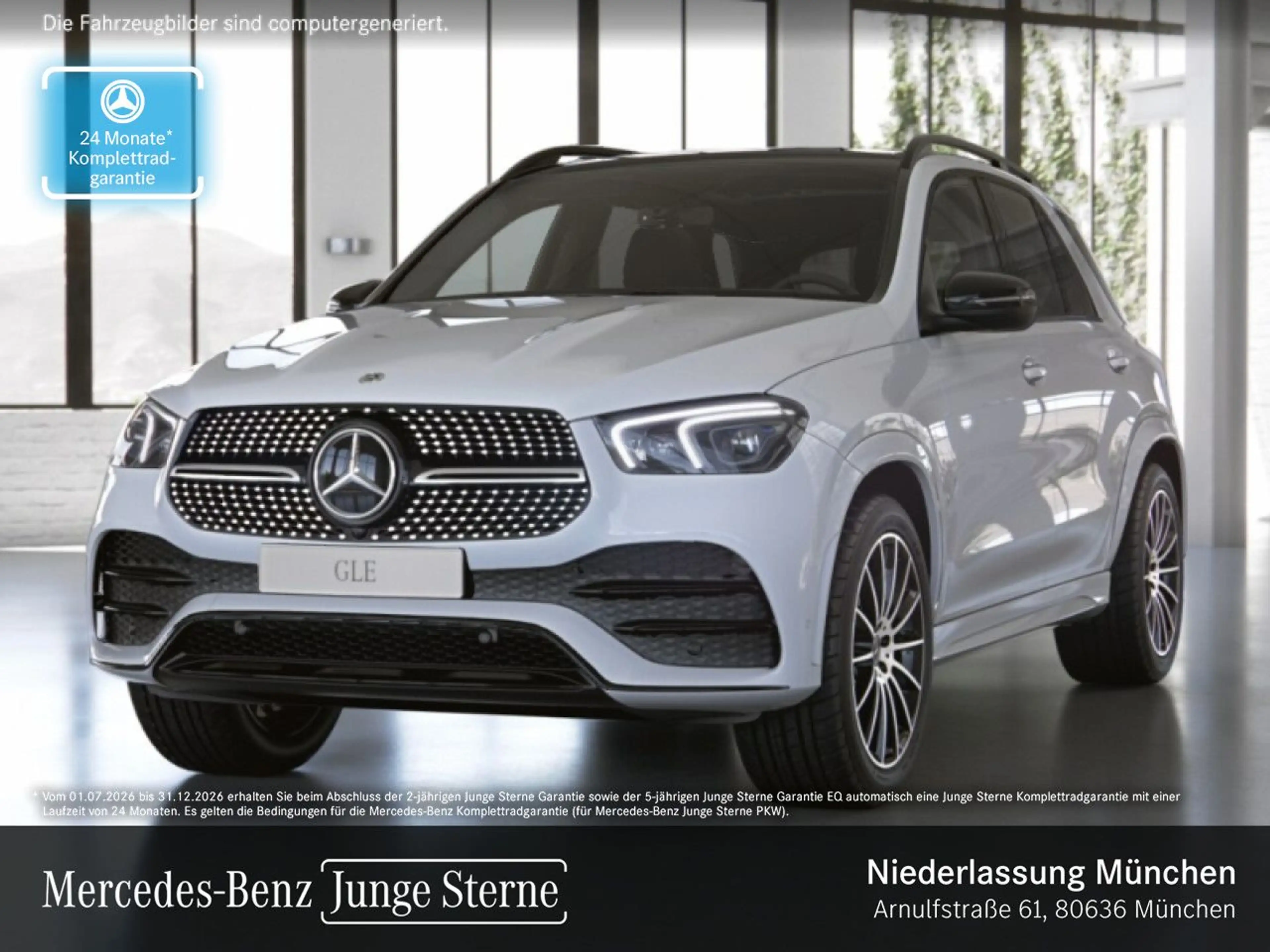 Mercedes-Benz GLE 300 d 4M AMG+NIGHT+PANO+AHK+MULTIBEAM+KAMERA