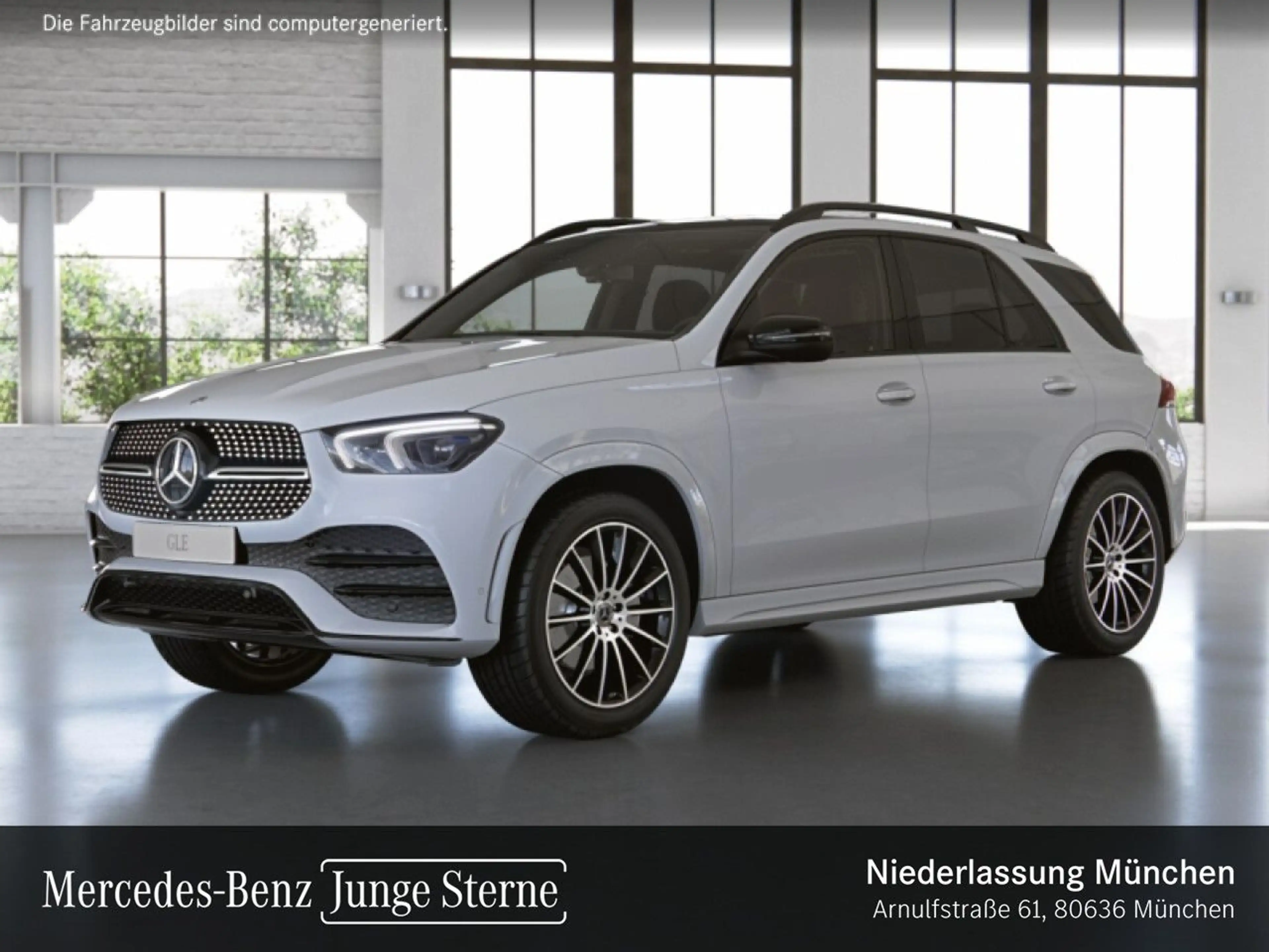 Mercedes-Benz GLE 300 d 4M AMG+NIGHT+PANO+AHK+MULTIBEAM+KAMERA — photo 14