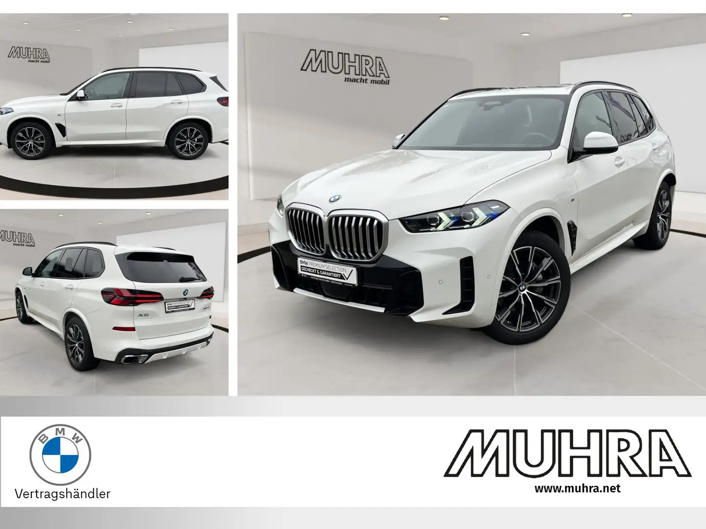BMW X5 xDrive40d M Sportpaket Pano Sky Lounge Harman Kard Weiß - 1