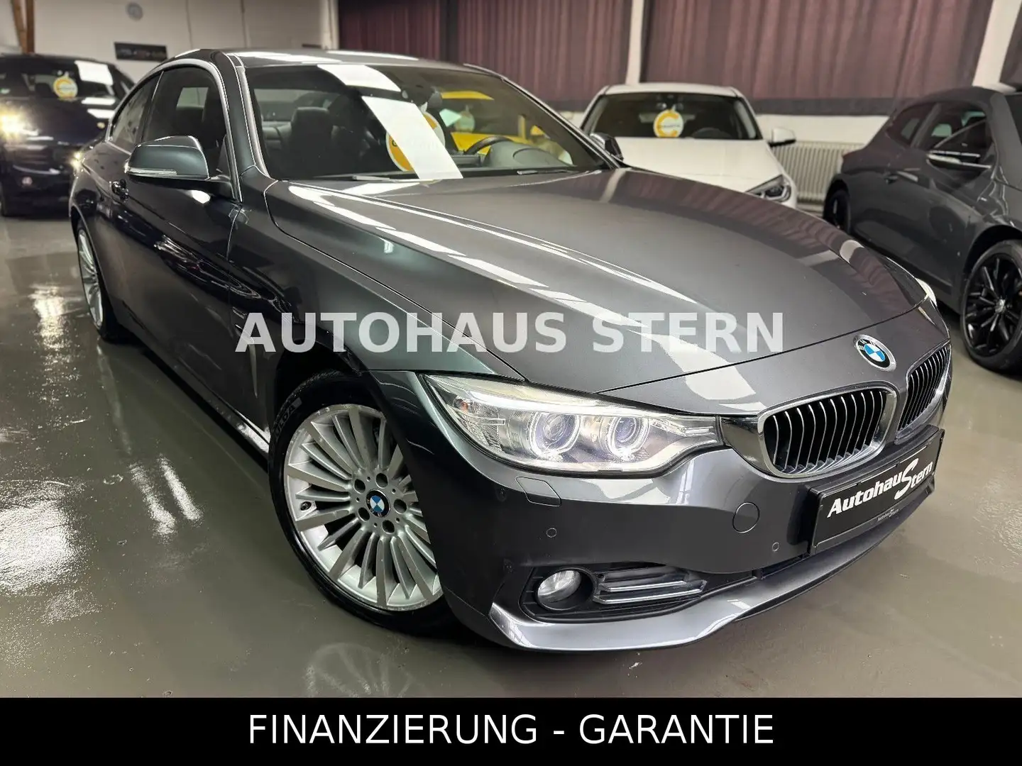 BMW 420 d Coupe Aut. Leder 18" Räder Navi Tempomat Grau - 1