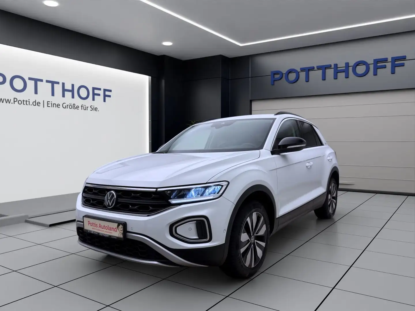 Volkswagen T-Roc 1.0 TSI GOAL NAVI KLIMA PDC SHZG LED Weiß - 1