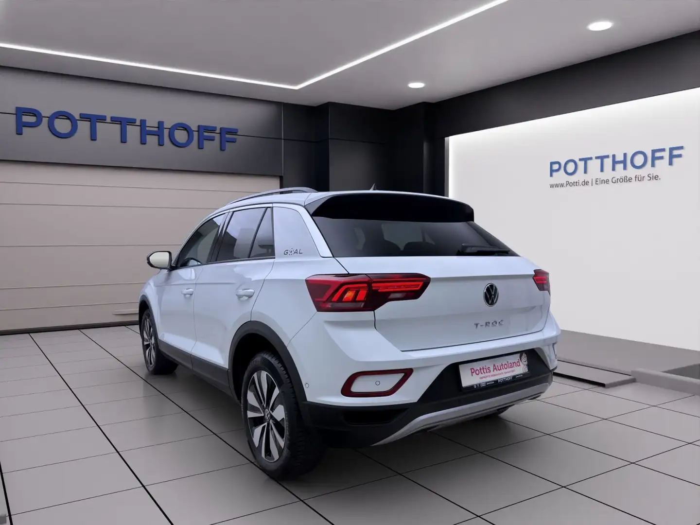 Volkswagen T-Roc 1.0 TSI GOAL NAVI KLIMA PDC SHZG LED Weiß - 2