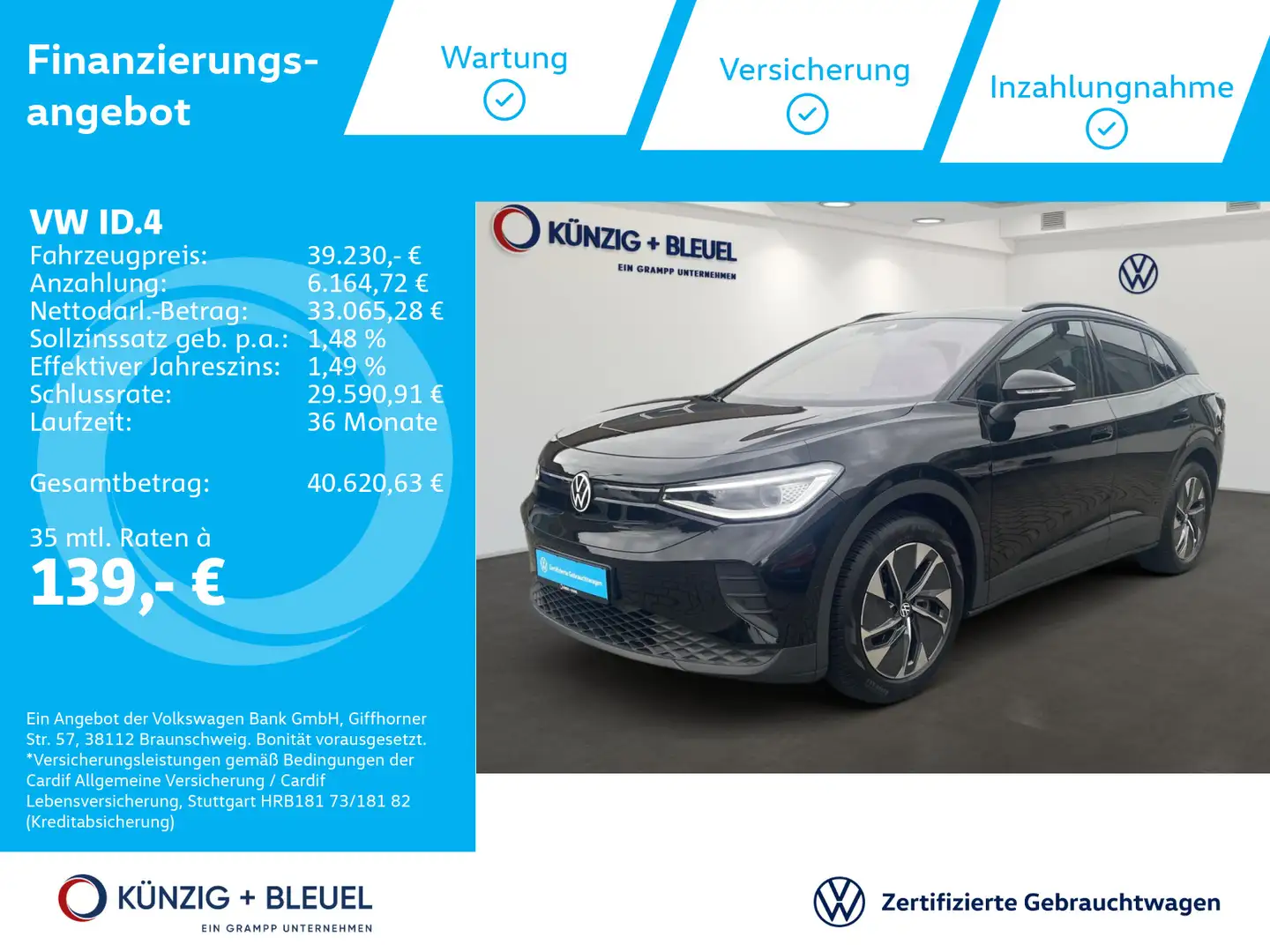 Volkswagen ID.4 ID.4 Pro 286 PS*Nav*Matrix*Harman*Kam* Zwart - 1